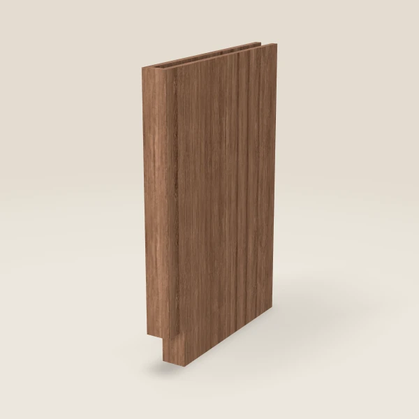 Columna de 3", base — 34½" de alto, 24" de fondo — Petit Brown, imagen en 3D