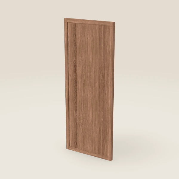Wall Decorative End Panel, Door Style — 11½" × 29-5/16" — Petit Brown, 3D picture
