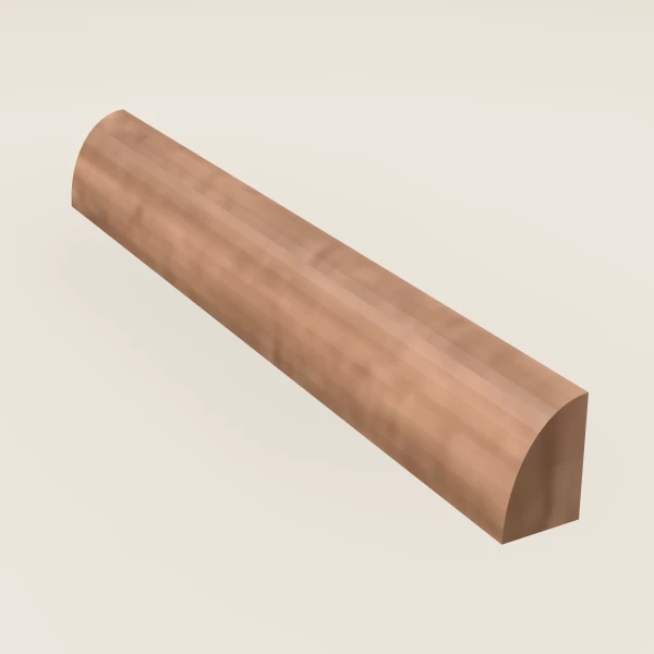 Shoe Molding — 8' — Petit Brown, 3D picture