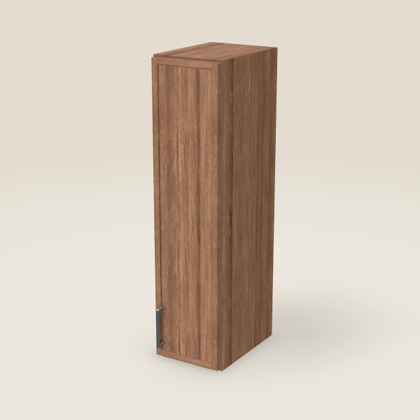 Gabinete de pared de 9" — 36" de alto — Petit Brown, imagen en 3D