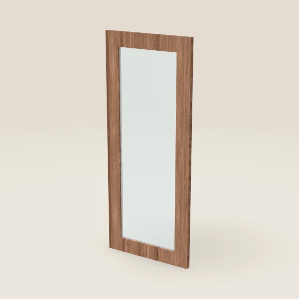 Puerta de vidrio para W1536 (14½" × 35-5/16") — Petit Brown, imagen en 3D
