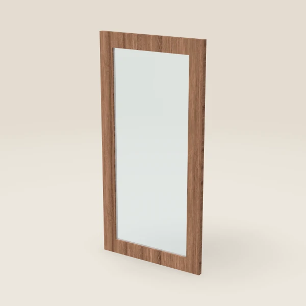 Puerta de vidrio para W1836 (17½" × 35-5/16") — Petit Brown, imagen en 3D