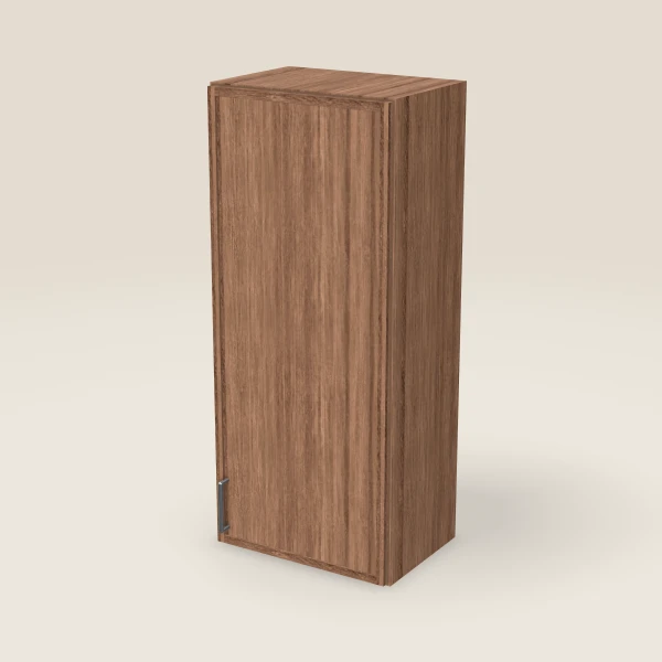 18" Wall Cabinet — 42" High — Petit Brown, 3D picture