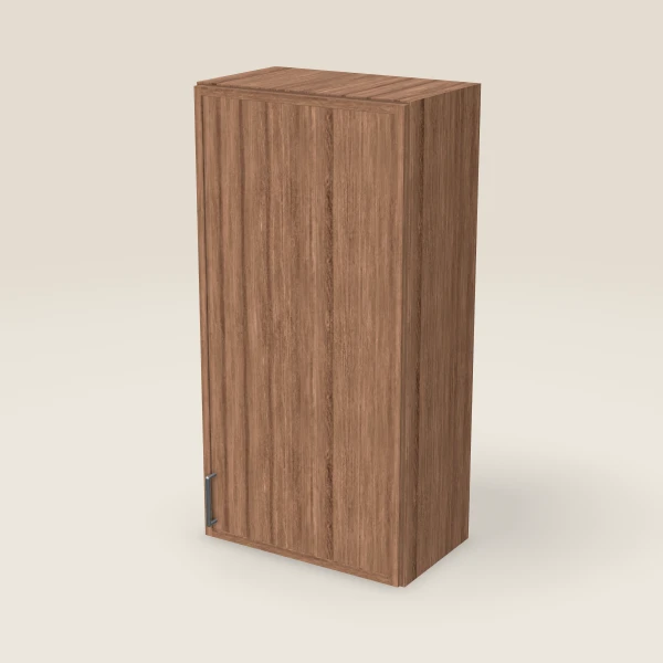 21" Wall Cabinet — 42" High — Petit Brown, 3D picture