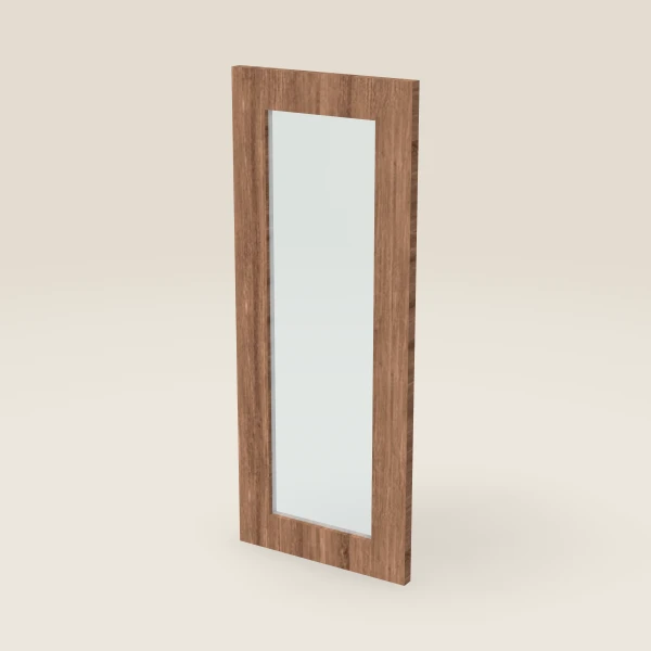 Puerta de vidrio para W2430B (11-11/16" × 29-5/16") — Petit Brown, imagen en 3D