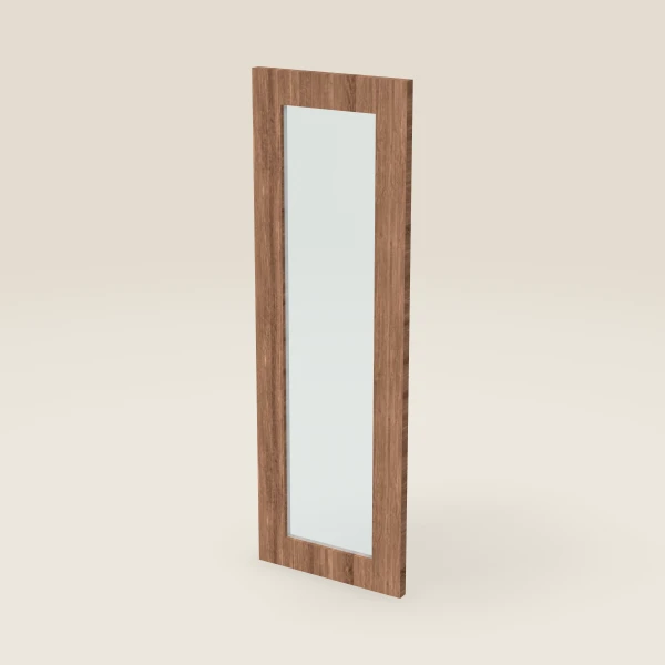 Puerta de vidrio para W2436B (11-11/16" × 35-5/16") — Petit Brown, imagen en 3D