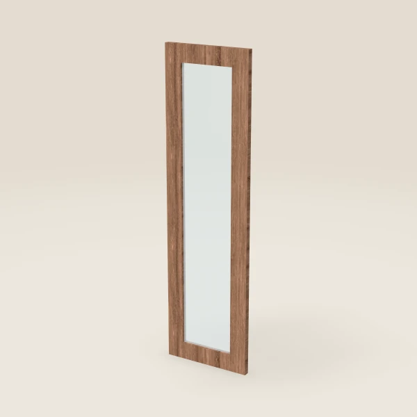 Puerta de vidrio para W2442B (11-11/16" × 41-5/16") — Petit Brown, imagen en 3D