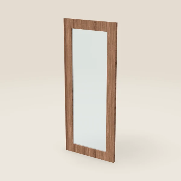 Puerta de vidrio para W3036B (14-11/16" × 35-5/16") — Petit Brown, imagen en 3D