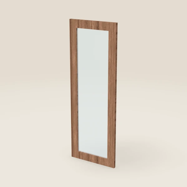 Puerta de vidrio para W3042B (14-11/16" × 41-5/16") — Petit Brown, imagen en 3D