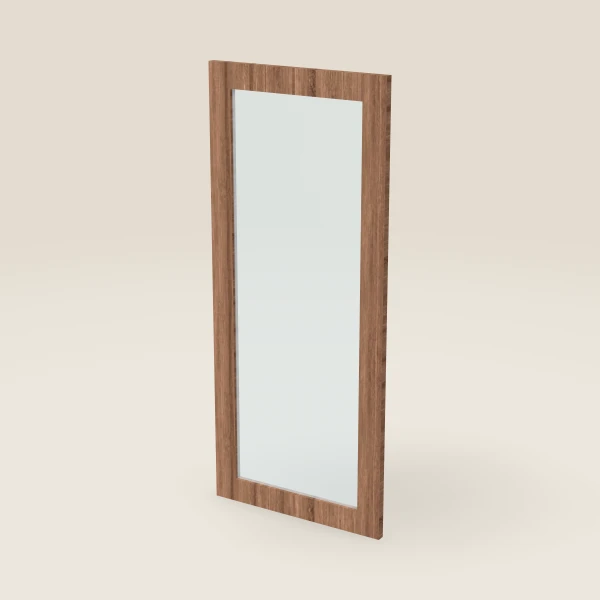Puerta de vidrio para W3642B (17-11/16" × 41-5/16") — Petit Brown, imagen en 3D