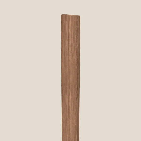 3" Tall Filler — 96" High — Petit Brown, 3D picture