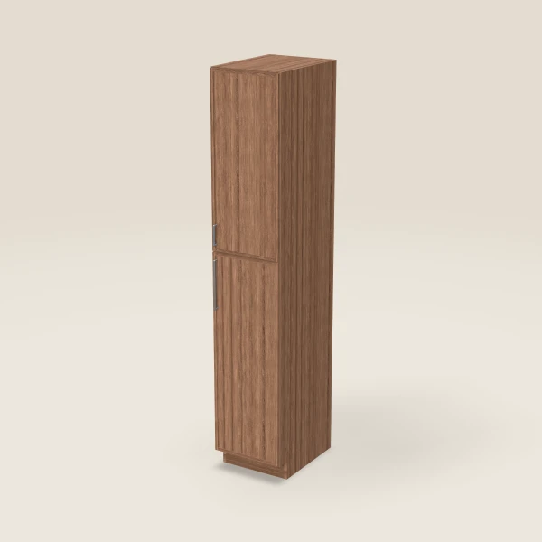 18" Wall Pantry — 96" High — Petit Brown, 3D picture