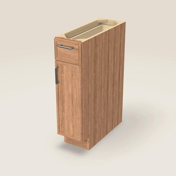 9" Base Cabinet — Petit Sand, 3D picture