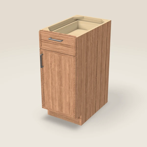 15" Base Cabinet — Petit Sand, 3D picture