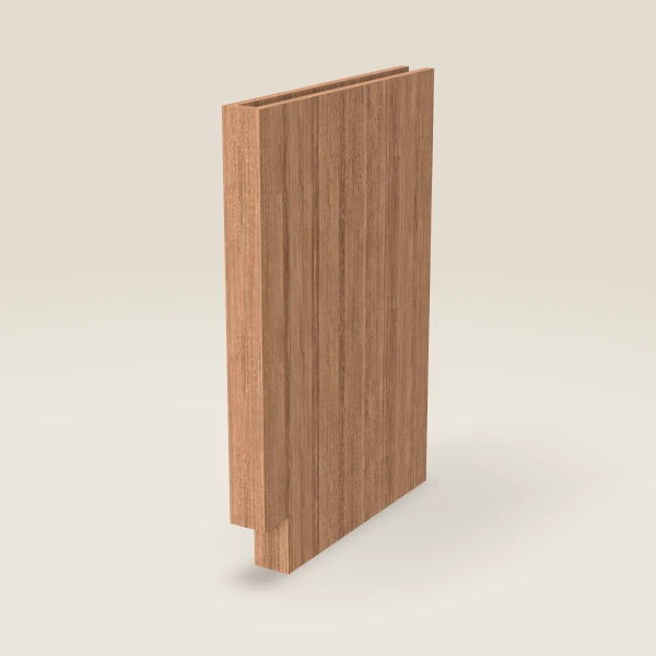 Columna de 3", base — 34½" de alto, 24" de fondo — Petit Sand, imagen en 3D