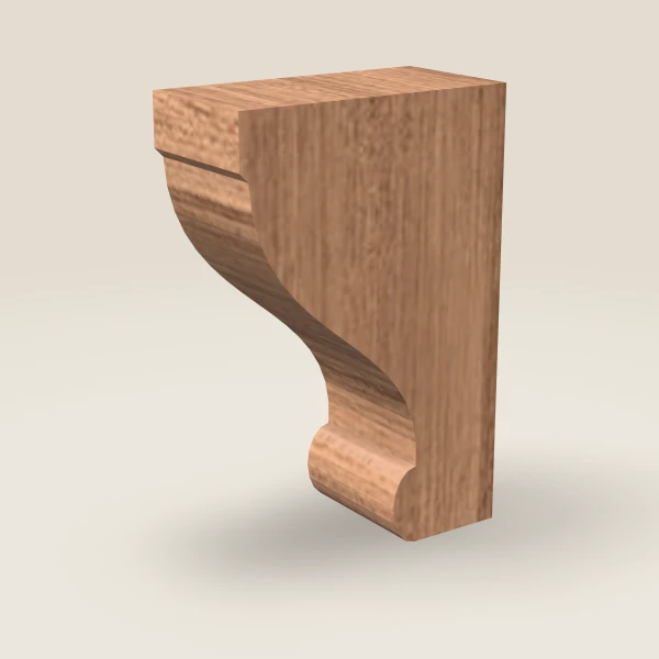 Ménsula 59 — 3" × 9" — Petit Sand, imagen en 3D