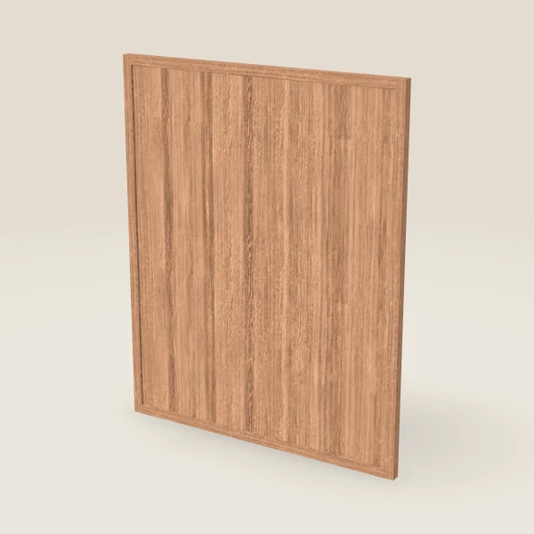Base Decorative End Panel, Door Style — 23¾" × 29-5/16" — Petit Sand, 3D picture