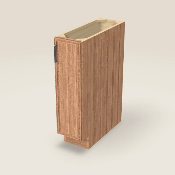 9" Full Height Base Cabinet — Petit Sand, 3D picture