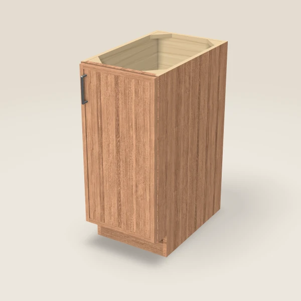 15" Full Height Base Cabinet — Petit Sand, 3D picture