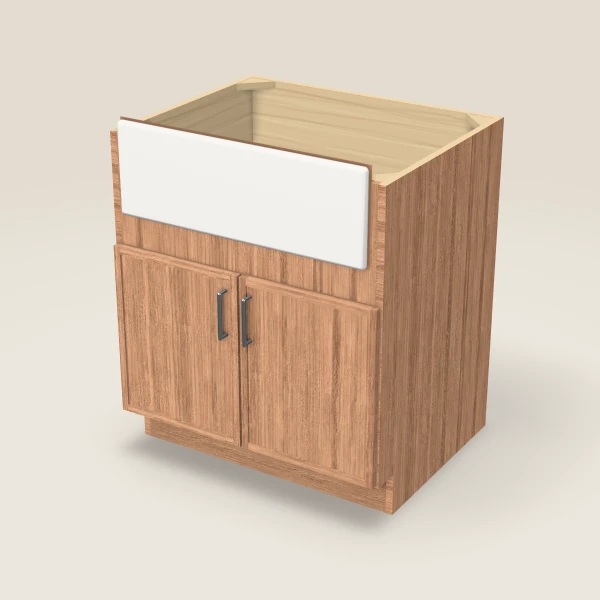 30" Farm Sink Base — Petit Sand, 3D picture