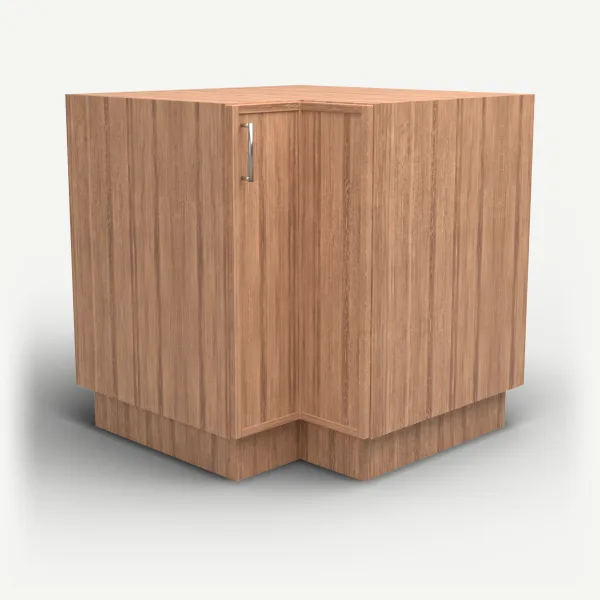 Lazy Susan Corner Cabinet — 33" — Petit Sand, 3D picture