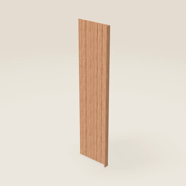 Refrigerator End Panel with 3" Return — 24" × 96" — Petit Sand, 3D picture