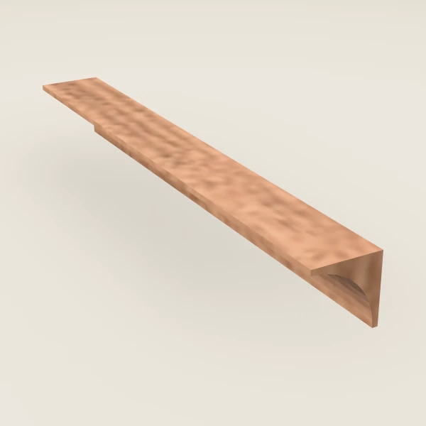 Inside Corner Molding — 8' — Petit Sand, 3D picture
