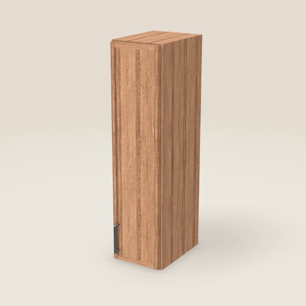 9" Wall Cabinet — 36" High — Petit Sand, 3D picture