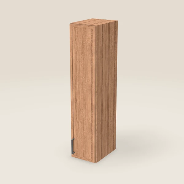 9" Wall Cabinet — 42" High — Petit Sand, 3D picture