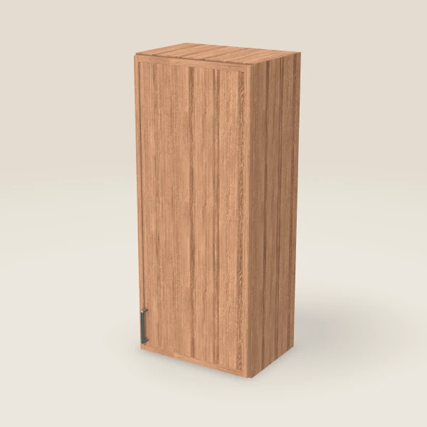 18" Wall Cabinet — 42" High — Petit Sand, 3D picture