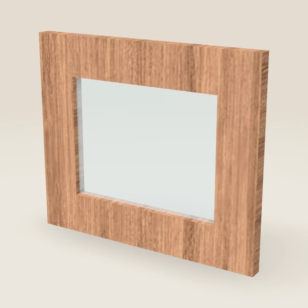 Puerta de vidrio para W2712B (13-5/16" × 11-5/16") — Petit Sand, imagen en 3D