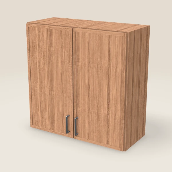 30" Wall Cabinet — 30" High, Double Door — Petit Sand, 3D picture