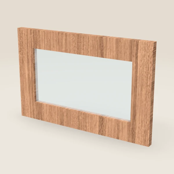 Glass Door for W3612B (17-11/16" × 11-5/16") — Petit Sand, 3D picture