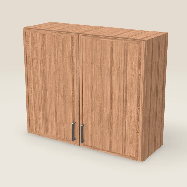 36" Wall Cabinet — 30" High, Double Door — Petit Sand, 3D picture