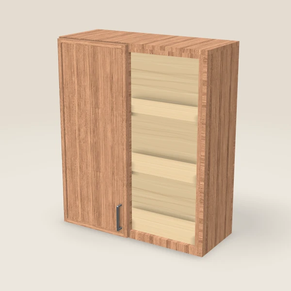 Wall Blind Corner — 36" High — Petit Sand, 3D picture