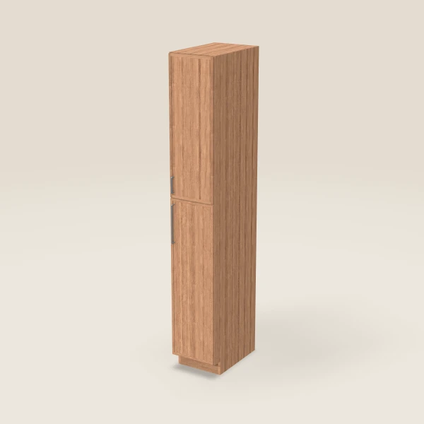 15" Wall Pantry — 96" High — Petit Sand, 3D picture