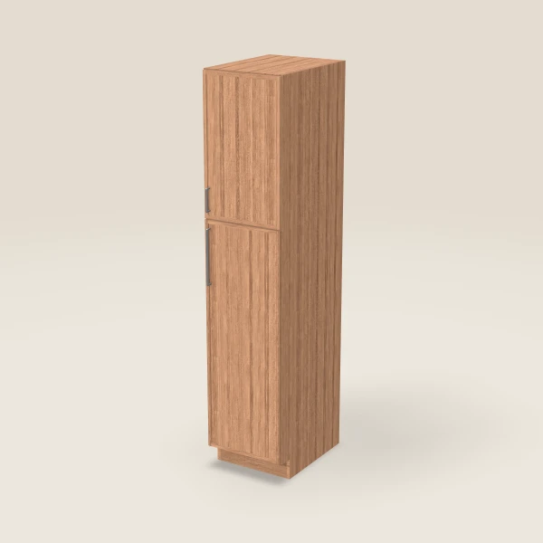 18" Wall Pantry — 84" High — Petit Sand, 3D picture