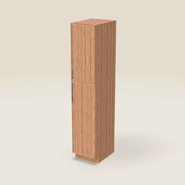 18" Wall Pantry — 90" High — Petit Sand, 3D picture