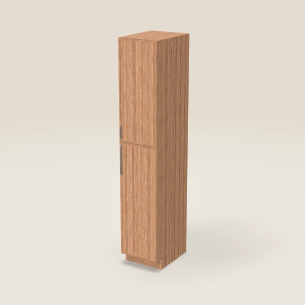 18" Wall Pantry — 96" High — Petit Sand, 3D picture