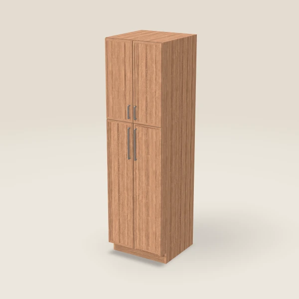 24" Wall Pantry — 84" High — Petit Sand, 3D picture