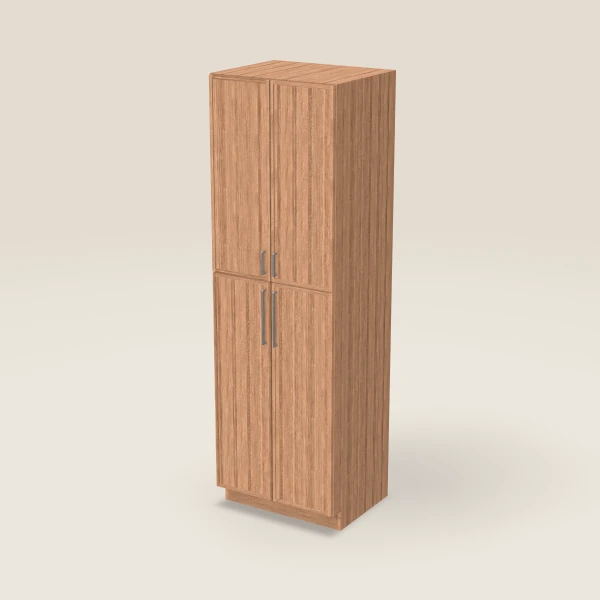 30" Wall Pantry — 96" High — Petit Sand, 3D picture