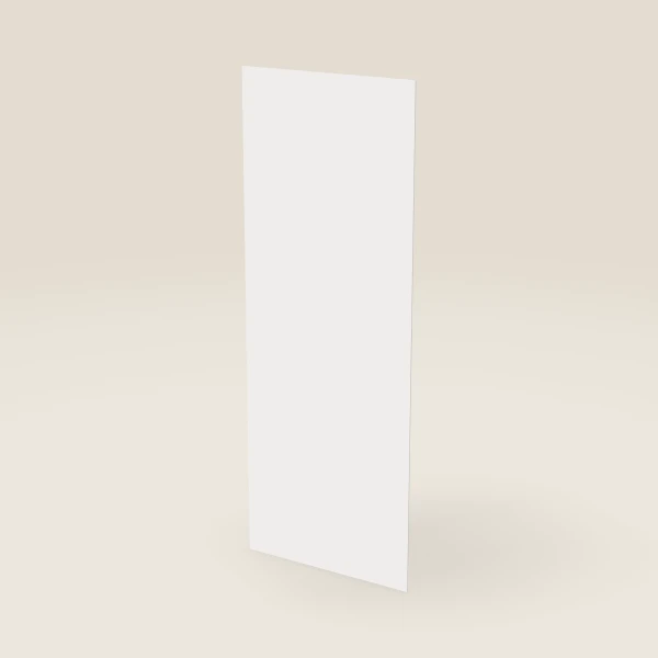 Finished Plywood Back Panel — 36" × 96", ¼" Thick — Petit White, 3D picture