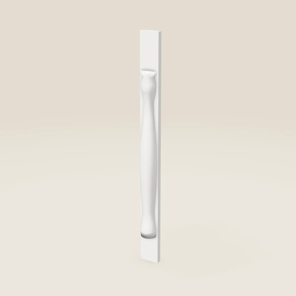 Full Leg LEG83 — 34½" High — Petit White, 3D picture