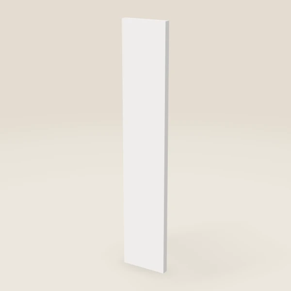5½" Overlay Filler — 29¼" High — Petit White, 3D picture