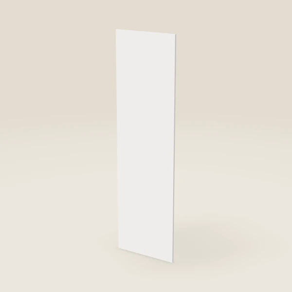 Refrigerator End Panel — 24" × 84" — Petit White, 3D picture