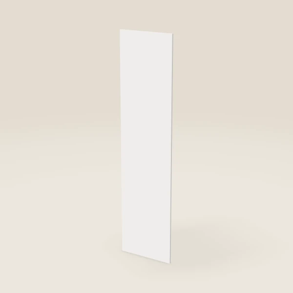Refrigerator End Panel — 24" × 96" — Petit White, 3D picture