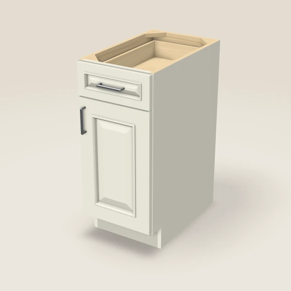15" Base Cabinet — Signature Pearl, 3D picture