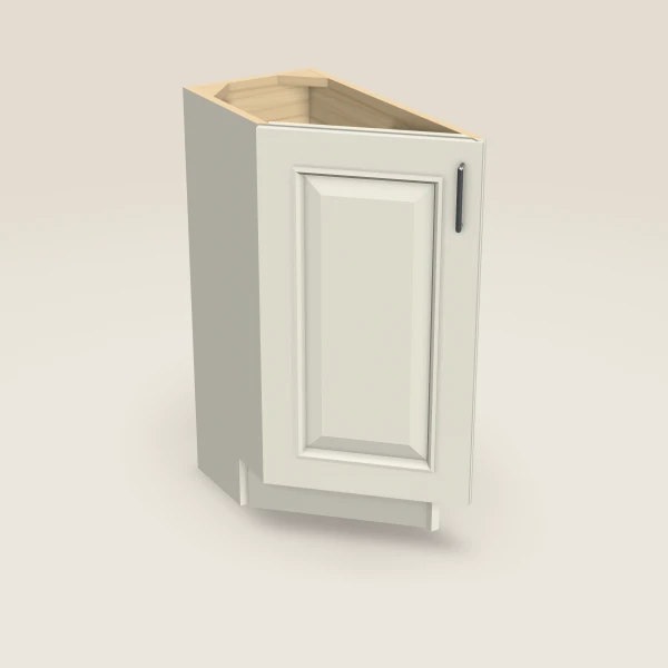 12" Base Transitional — Left — Signature Pearl, 3D picture
