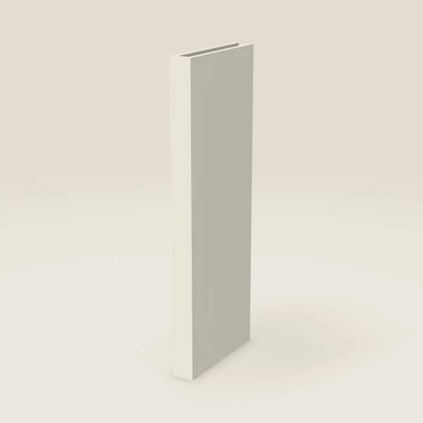 Columna de 3", pared — 42" de alto, 15" de fondo — Signature Pearl, imagen en 3D