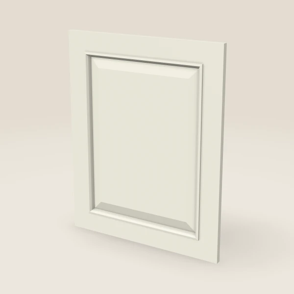 Base Decorative End Panel, Door Style — 23¾" × 29-5/16" — Signature Pearl, 3D picture